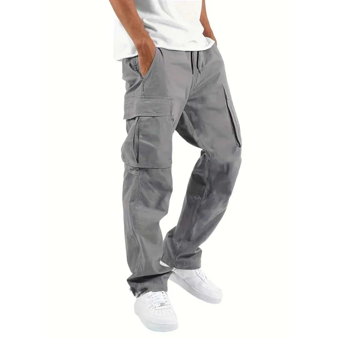 Mason | Men’s Wide Leg Straight Cargo Trousers