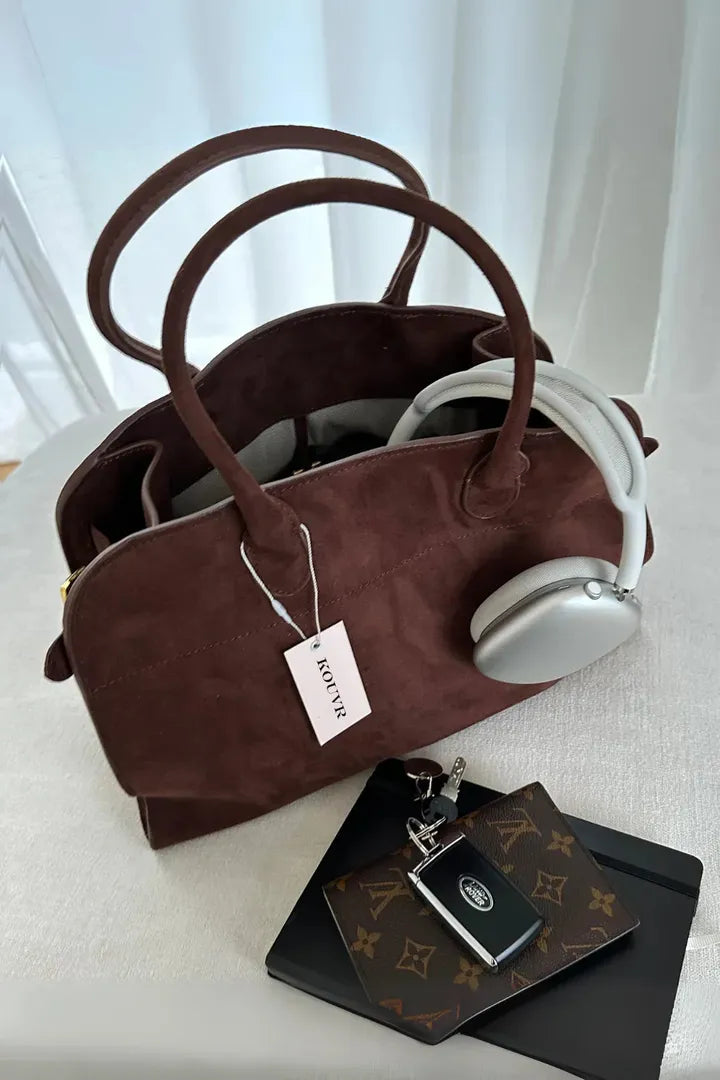 Harper | Women’s Leather Handbag with Double Top Handles