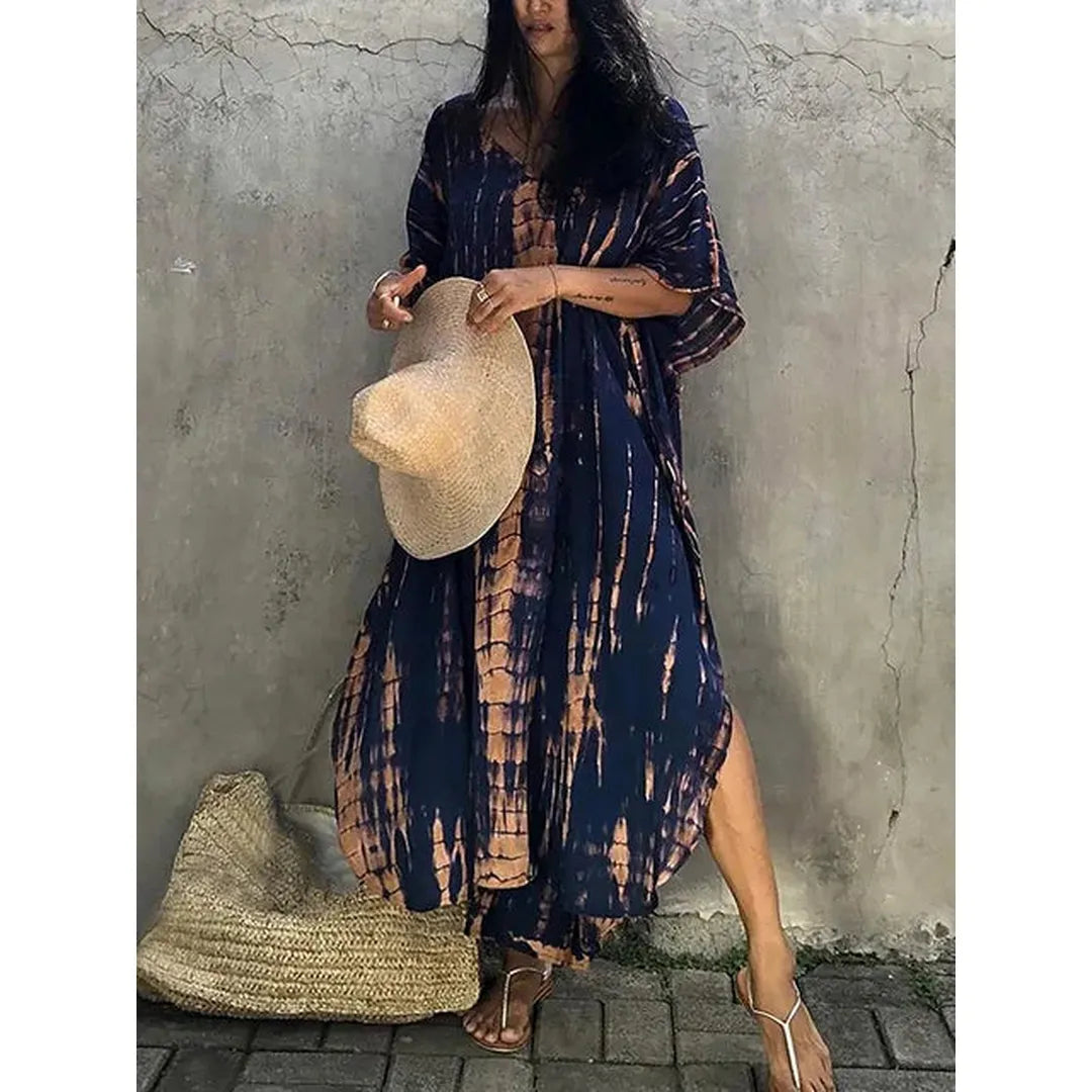 Naomi | Women’s Long Caftan Maxi Dress with Bohemian Style