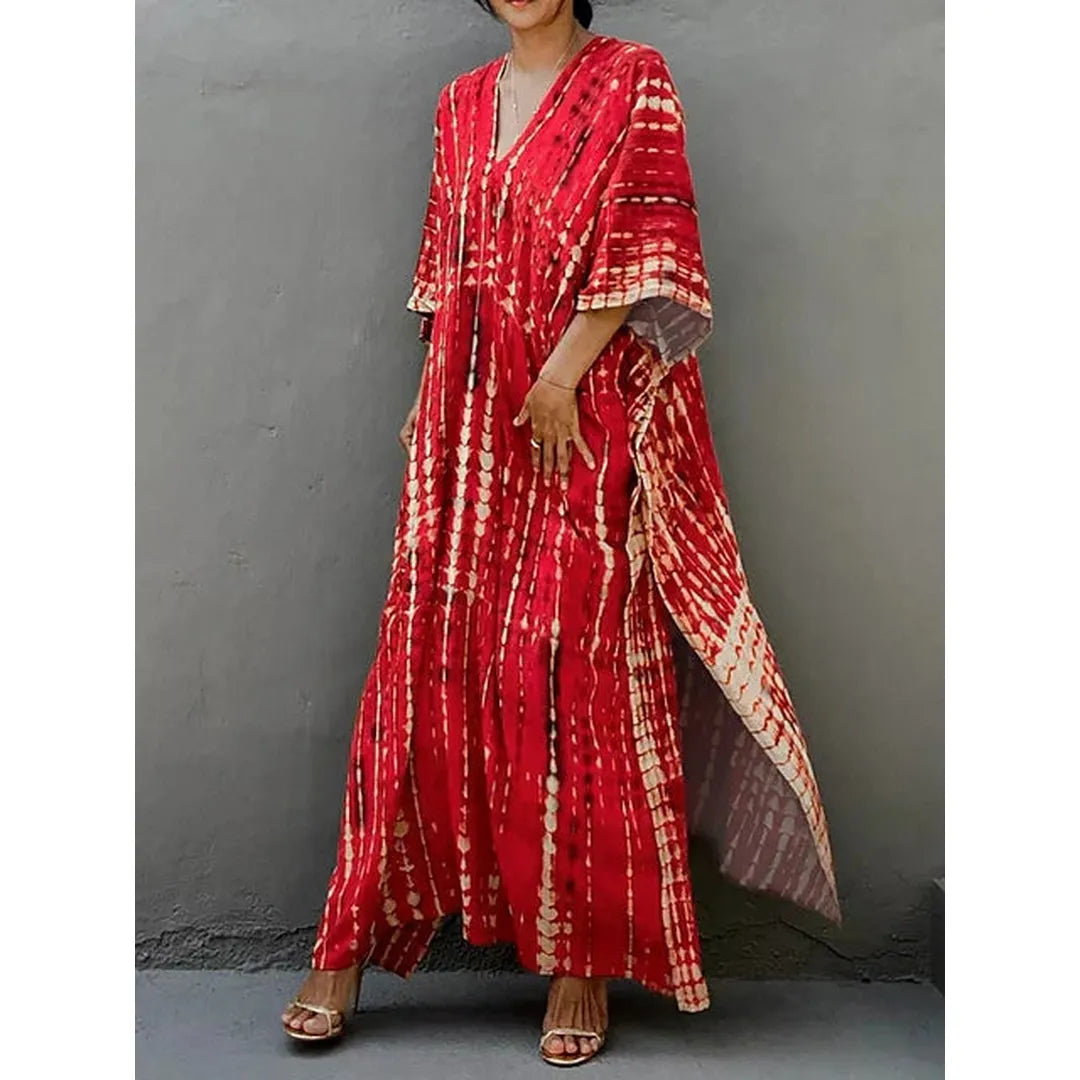 Naomi | Women’s Long Caftan Maxi Dress with Bohemian Style