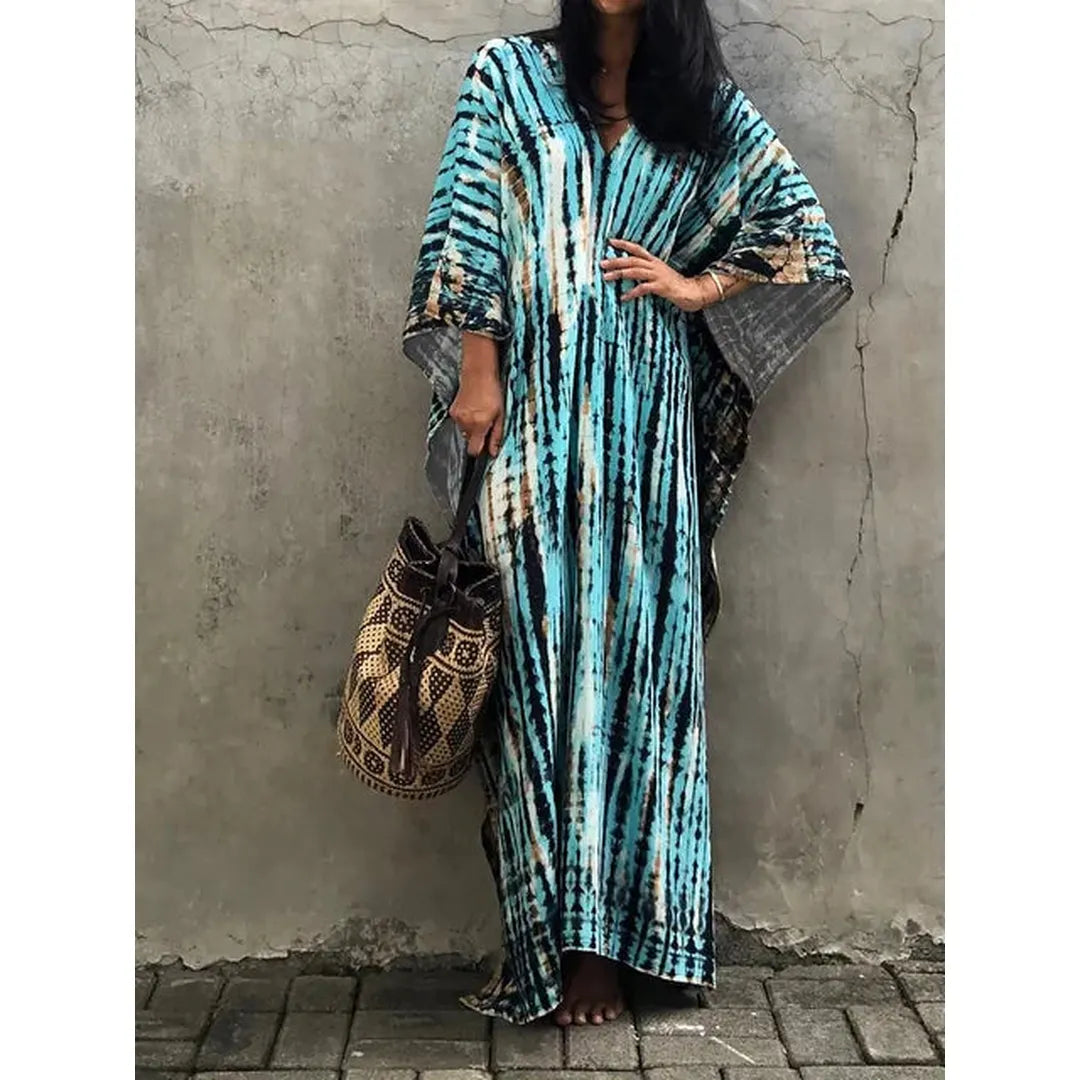 Naomi | Women’s Long Caftan Maxi Dress with Bohemian Style