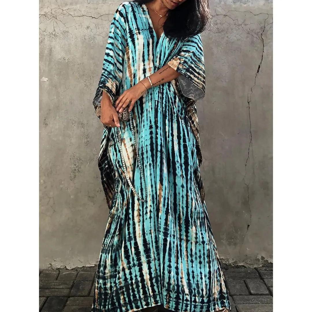 Naomi | Women’s Long Caftan Maxi Dress with Bohemian Style