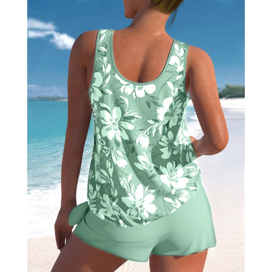 Lillian | Women’s Floral Tankini Set
