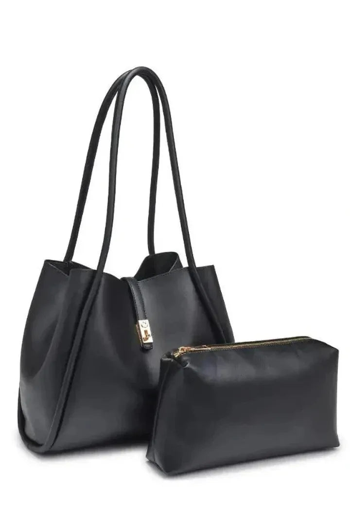 Madison | Women’s Shoulder Tote Bag with Zipper Pouch