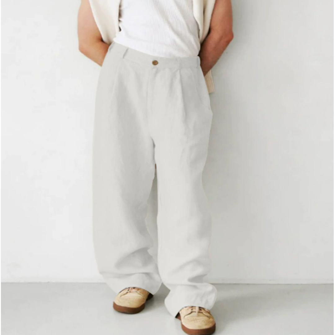 Thomas | Men’s Cotton Trousers with Relaxed Fit