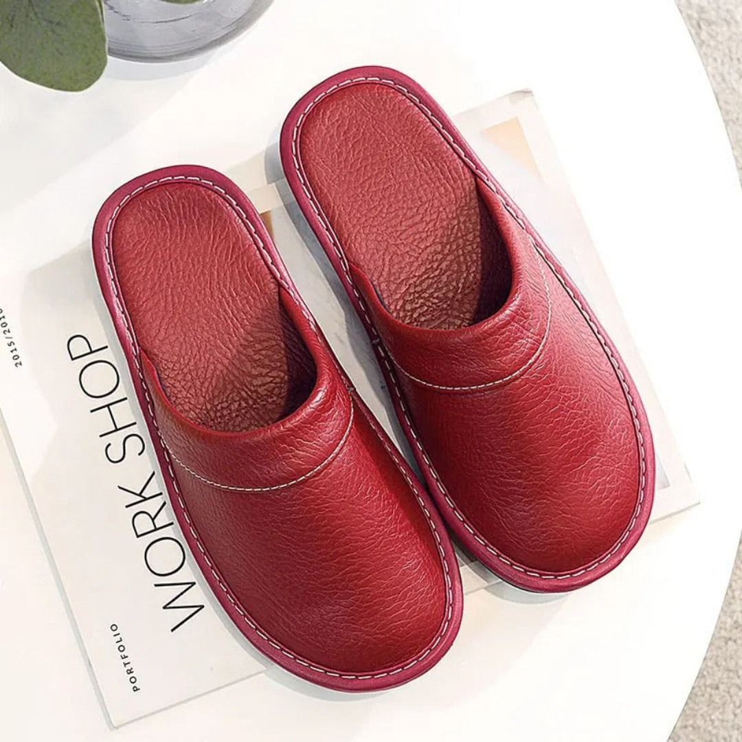 Torvello | Men’s Slip-On Slippers with Closed Toe Design