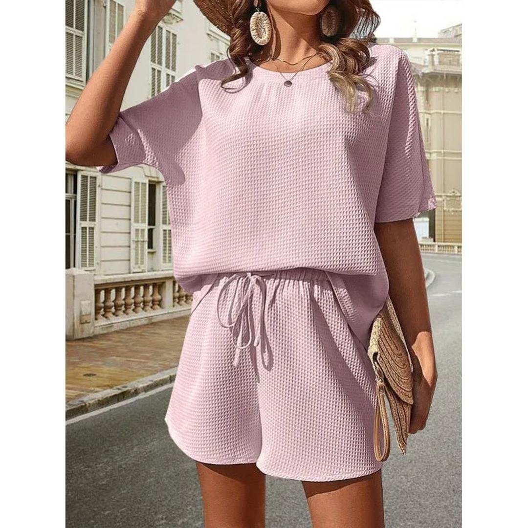 Aria | Women’s Two-Piece Set with Loose Top and Drawstring Shorts