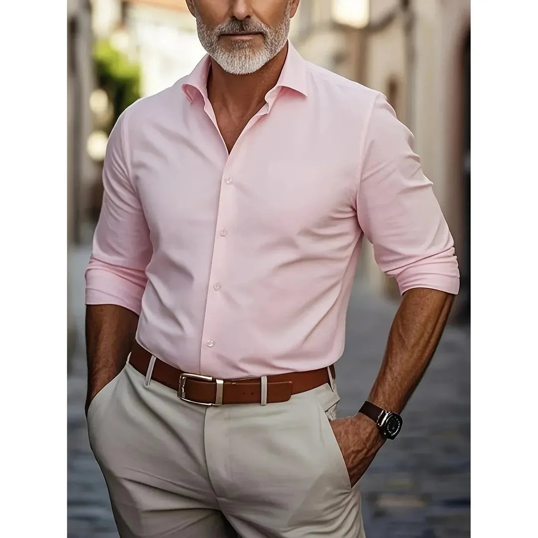 Thomas | Men’s Business Shirt with Anti-Wrinkle Finish