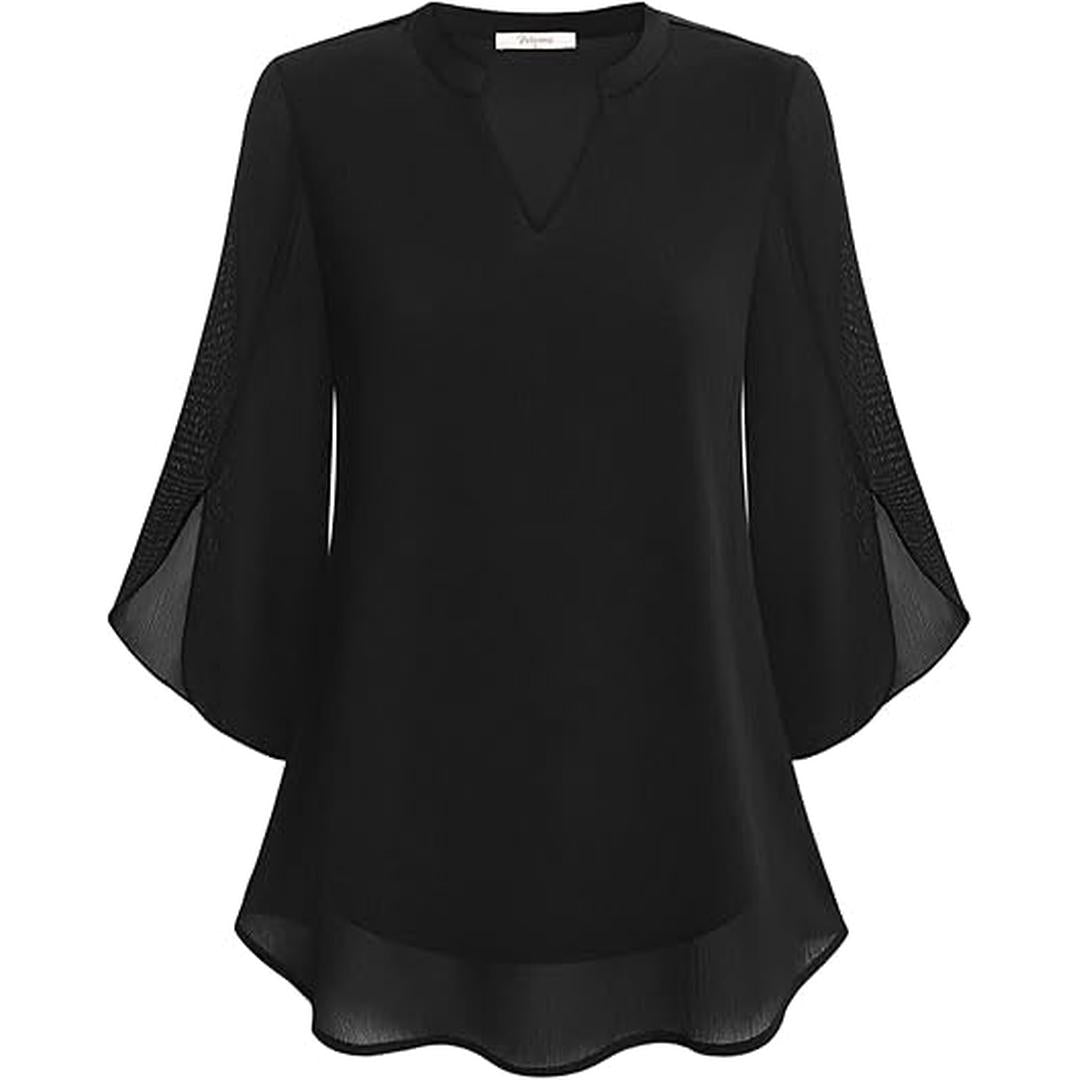 Isabella | Women’s Long Sleeve Blouse with Relaxed Fit