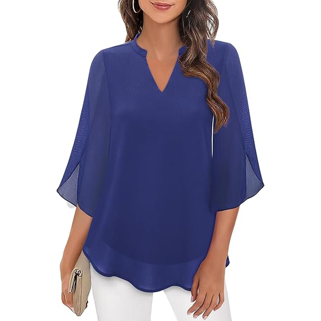 Isabella | Women’s Long Sleeve Blouse with Relaxed Fit
