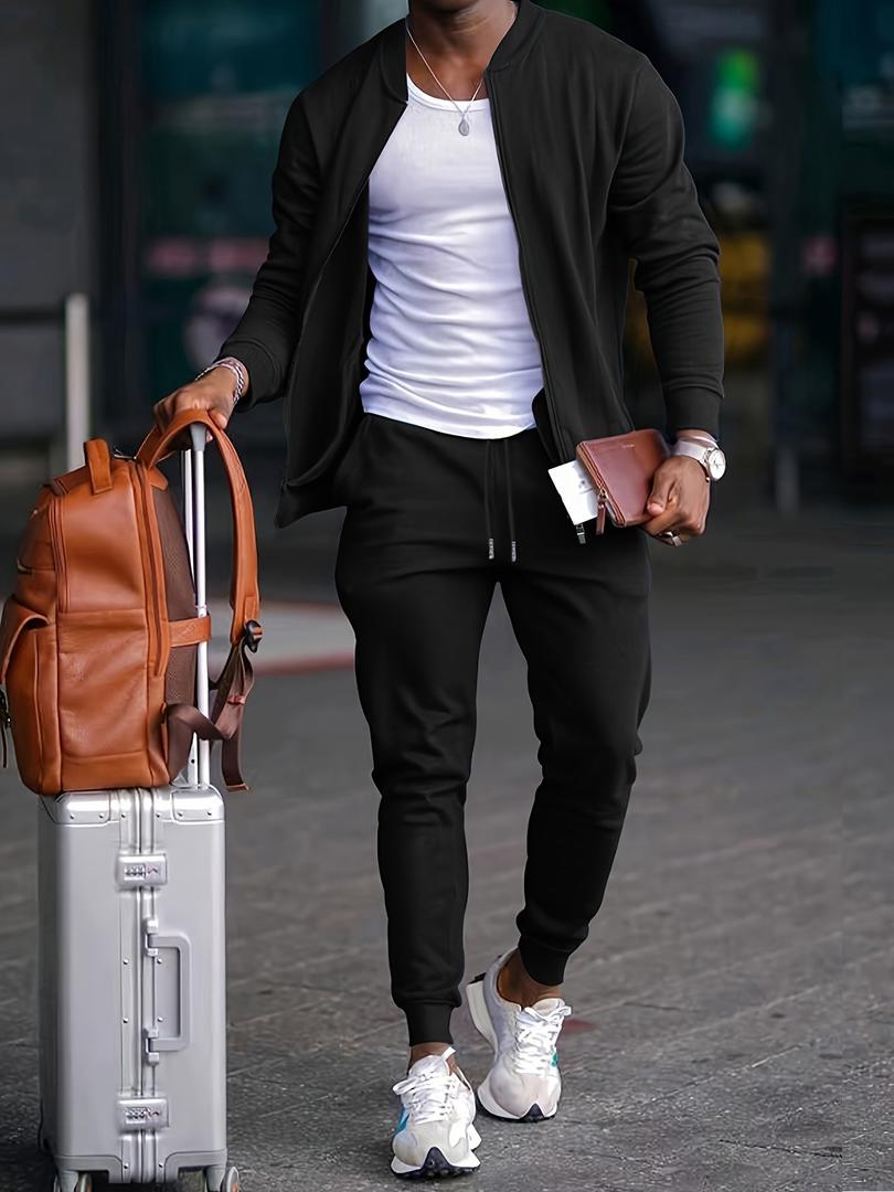Torvane | Men’s Zip Sweatshirt and Jogger Pants Set