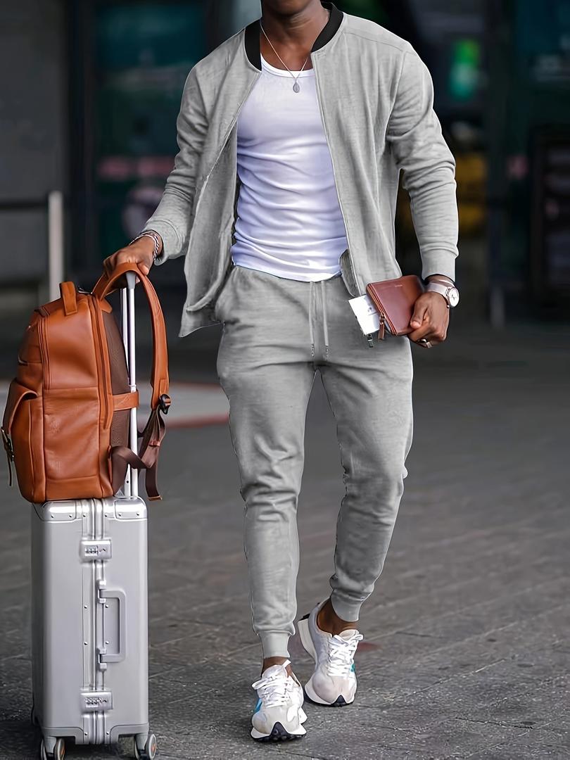 Torvane | Men’s Zip Sweatshirt and Jogger Pants Set