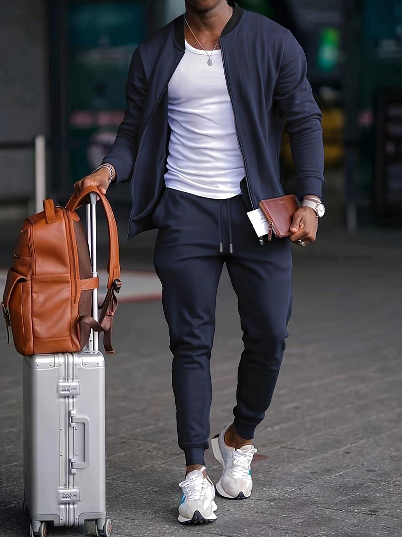 Torvane | Men’s Zip Sweatshirt and Jogger Pants Set