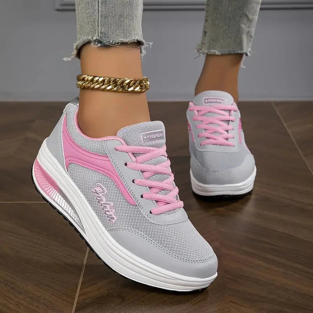 Naomi | Women’s Lace-Up Trainers with Cushioned Sole
