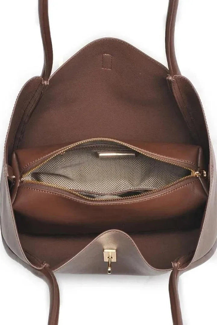 Madison | Women’s Shoulder Tote Bag with Zipper Pouch