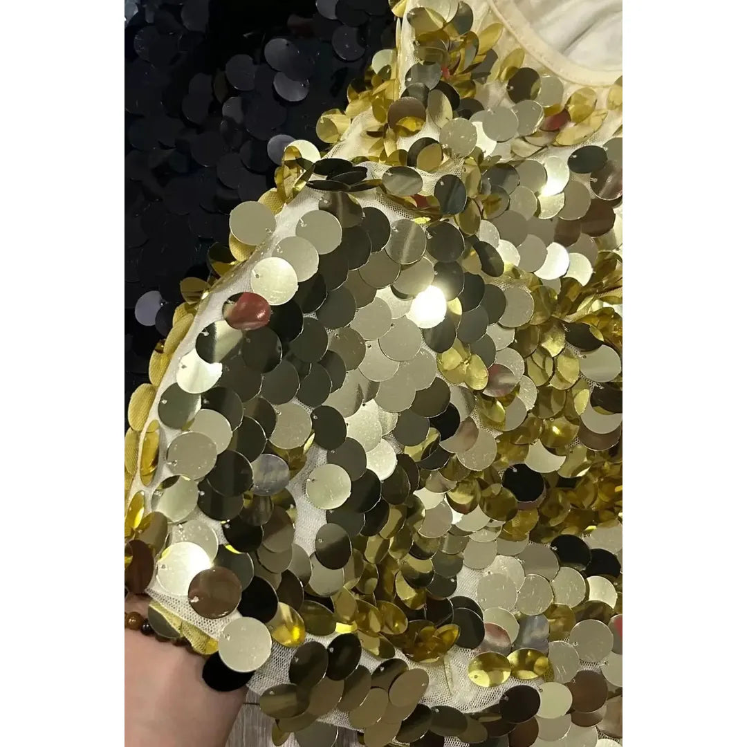 Harriet | Women’s Sequin Mini Skirt with High Waist