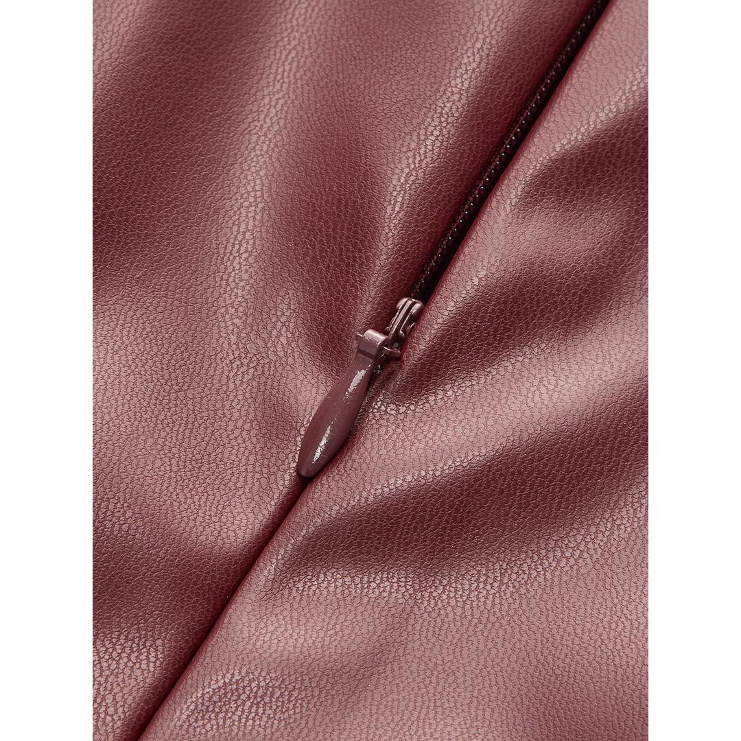Elena | Women’s High Neck Top with Draped Front Detail