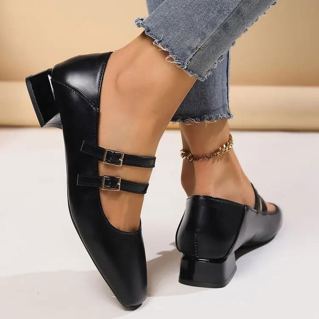 Isabelle | Women’s Double Strap Ballerina Shoes