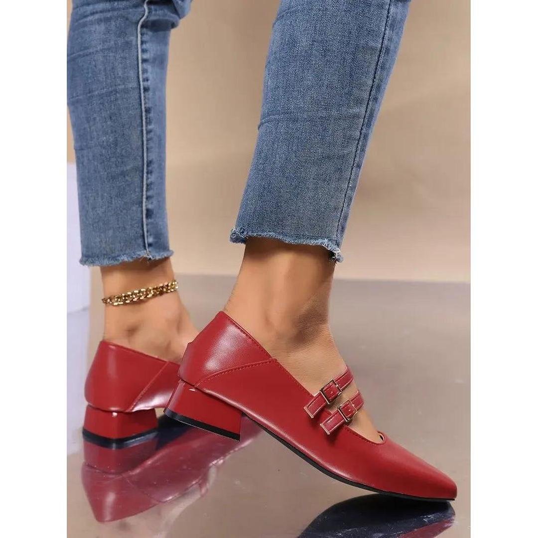 Isabelle | Women’s Double Strap Ballerina Shoes