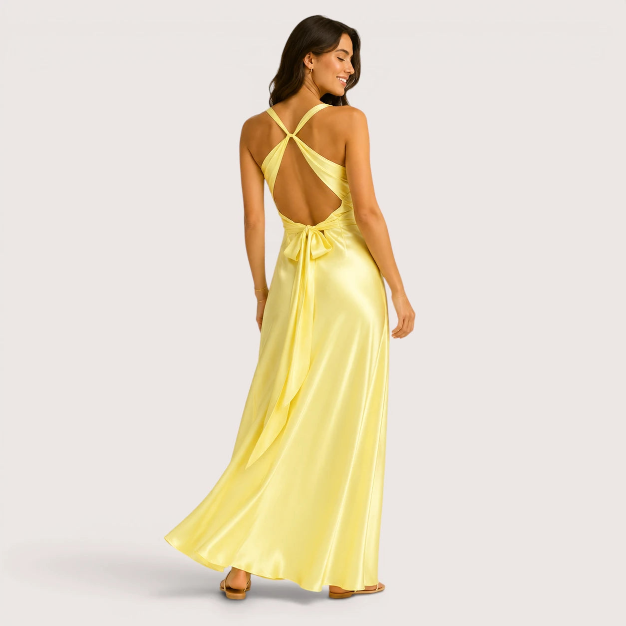 Luna | Women’s Sleeveless A-Line Evening Maxi Dress