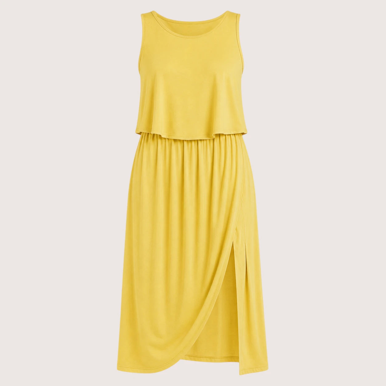 Aurora | Women’s Sleeveless Maxi Dress with Round Neck