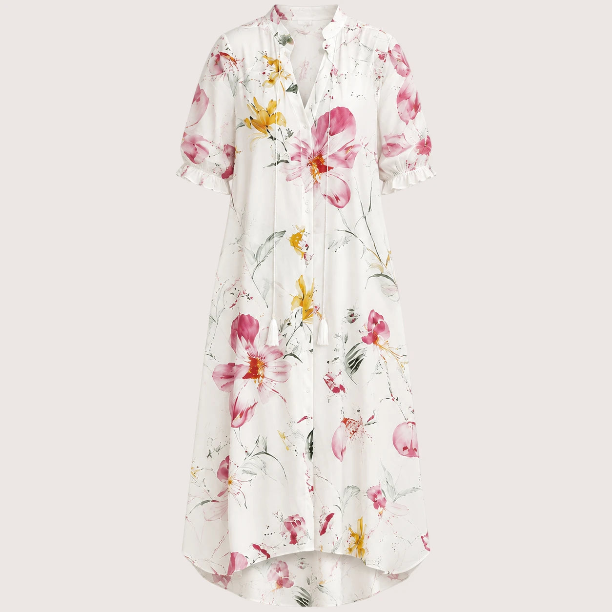 Savannah | Women’s Bohemian Maxi Dress with V-Neck