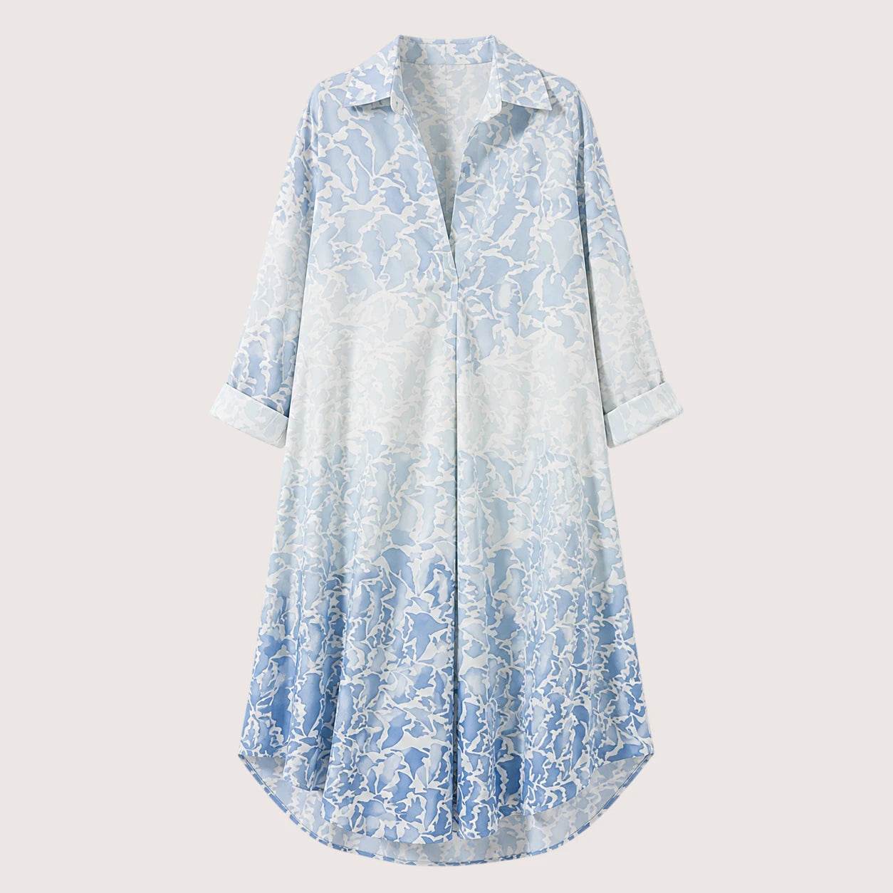 Harriet | Women’s Oversized Shirt Dress with Button Front