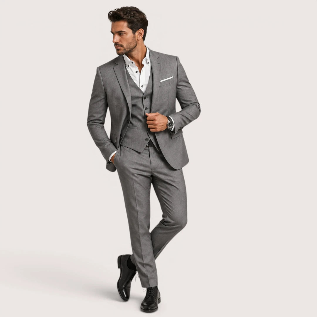 Ethan | Men’s 3-Piece Suit with Blazer, Vest and Trousers