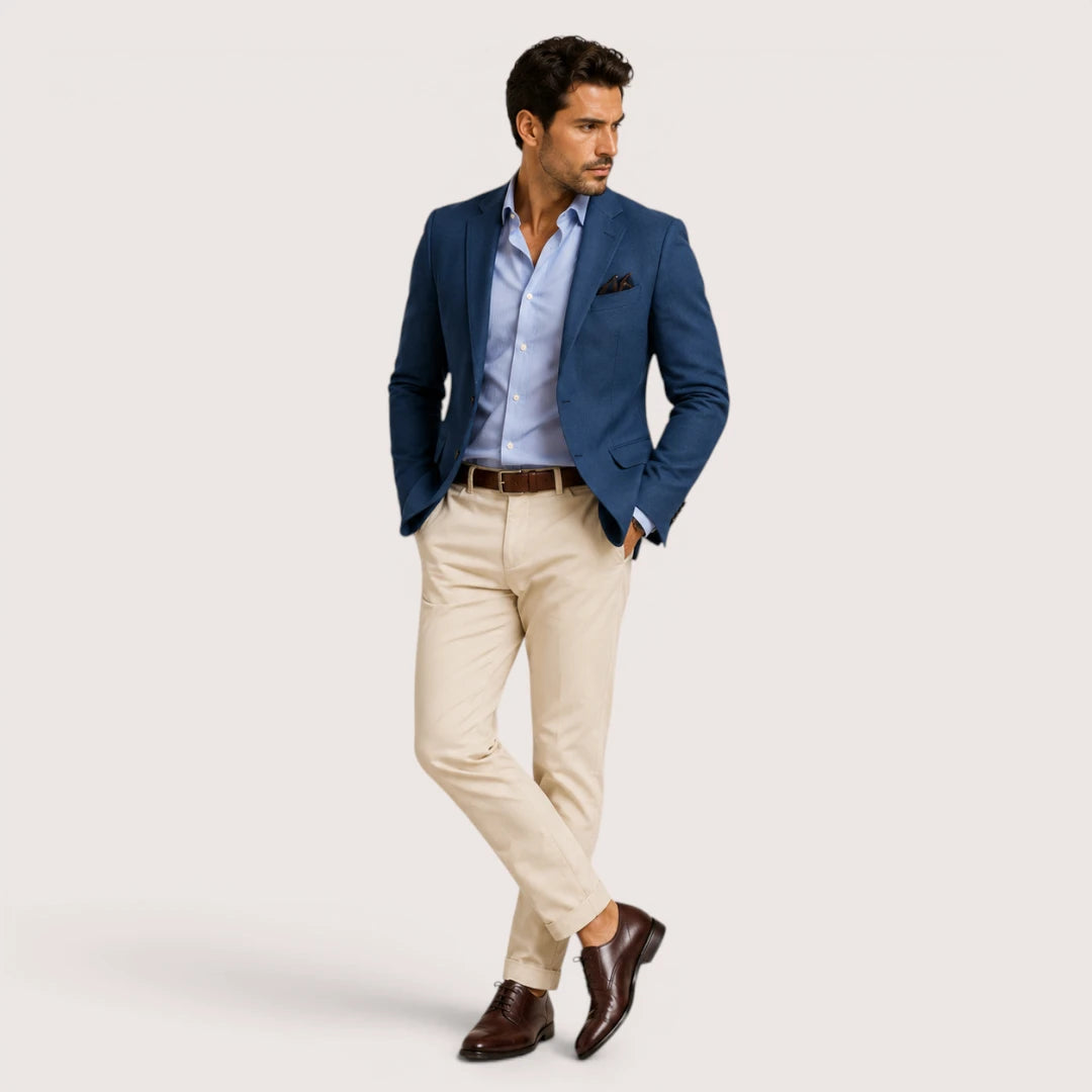 Oliver | Men’s Casual Blazer with Notched Lapel