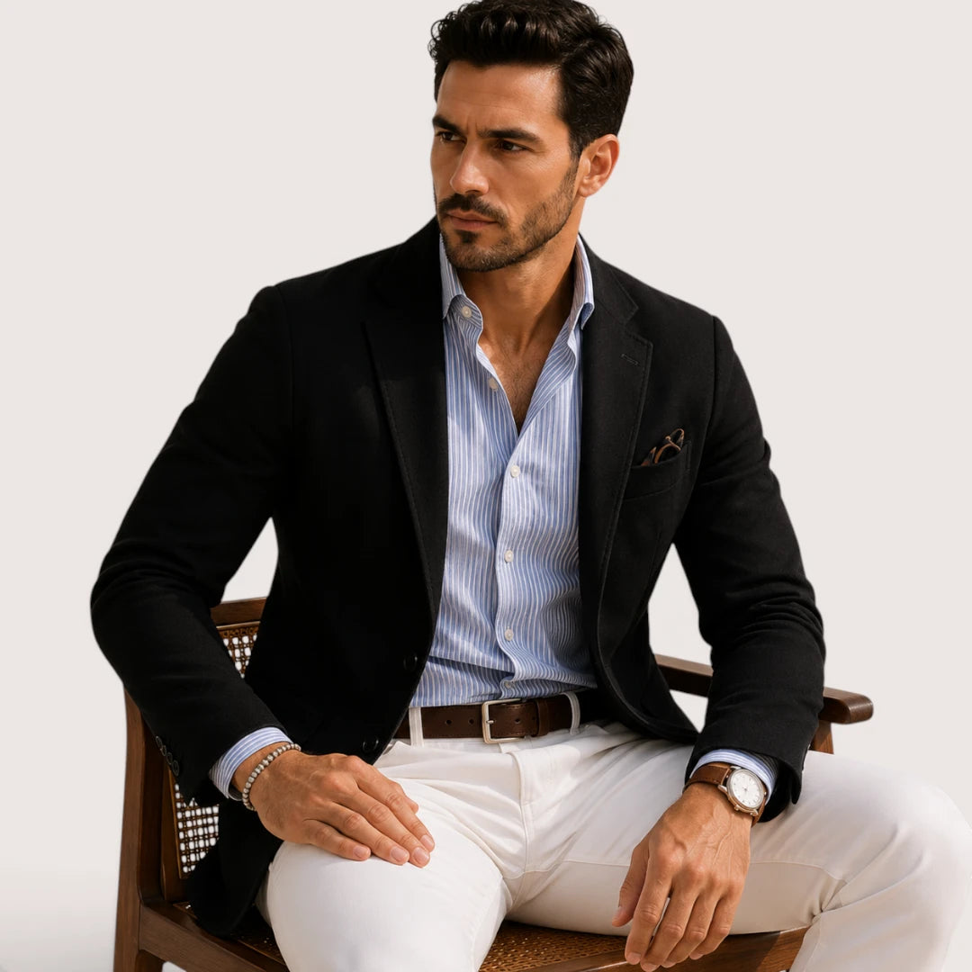 Oliver | Men’s Casual Blazer with Notched Lapel
