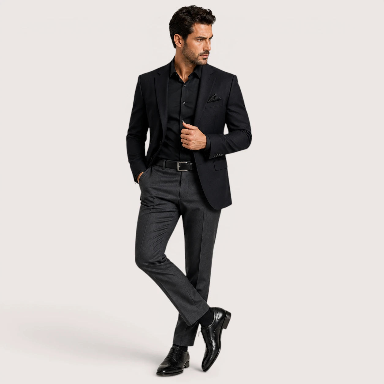 James | Men’s Classic Leather Lace-Up Dress Shoes