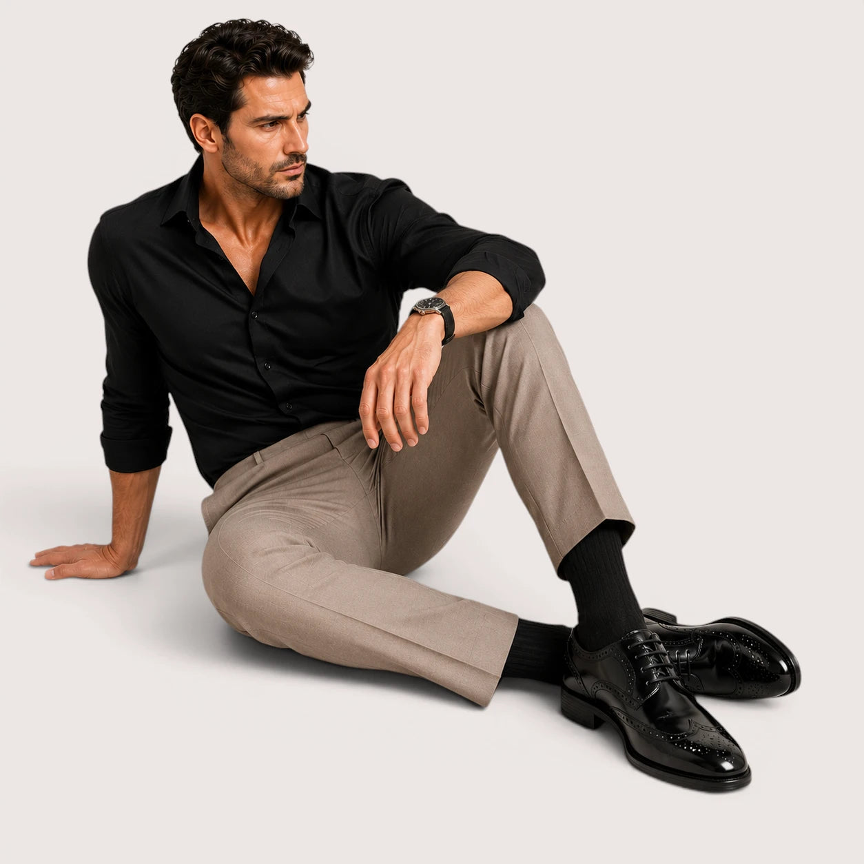 James | Men’s Classic Leather Lace-Up Dress Shoes