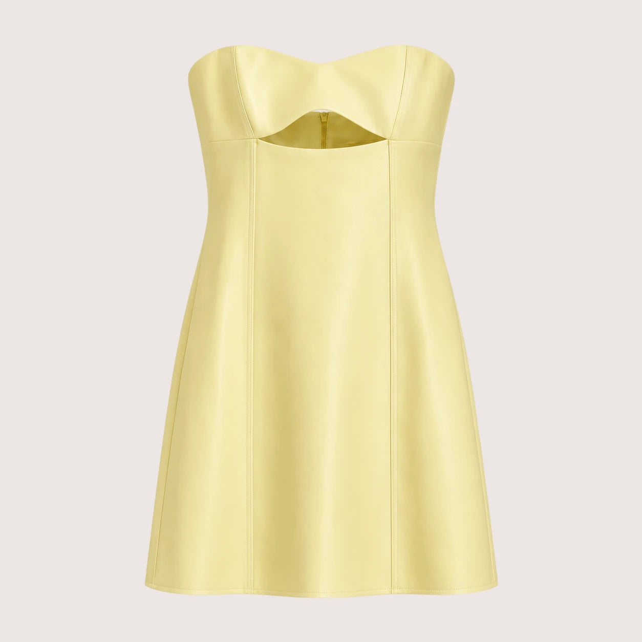 Zoe | Women’s Strapless Mini Dress with Front Cut-Out