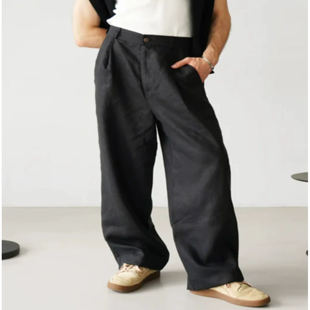 Thomas | Men’s Cotton Trousers with Relaxed Fit