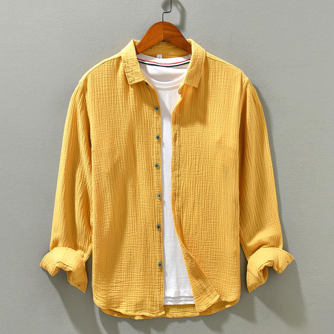 Miles | Men’s Casual Button-Up Shirt with Classic Collar