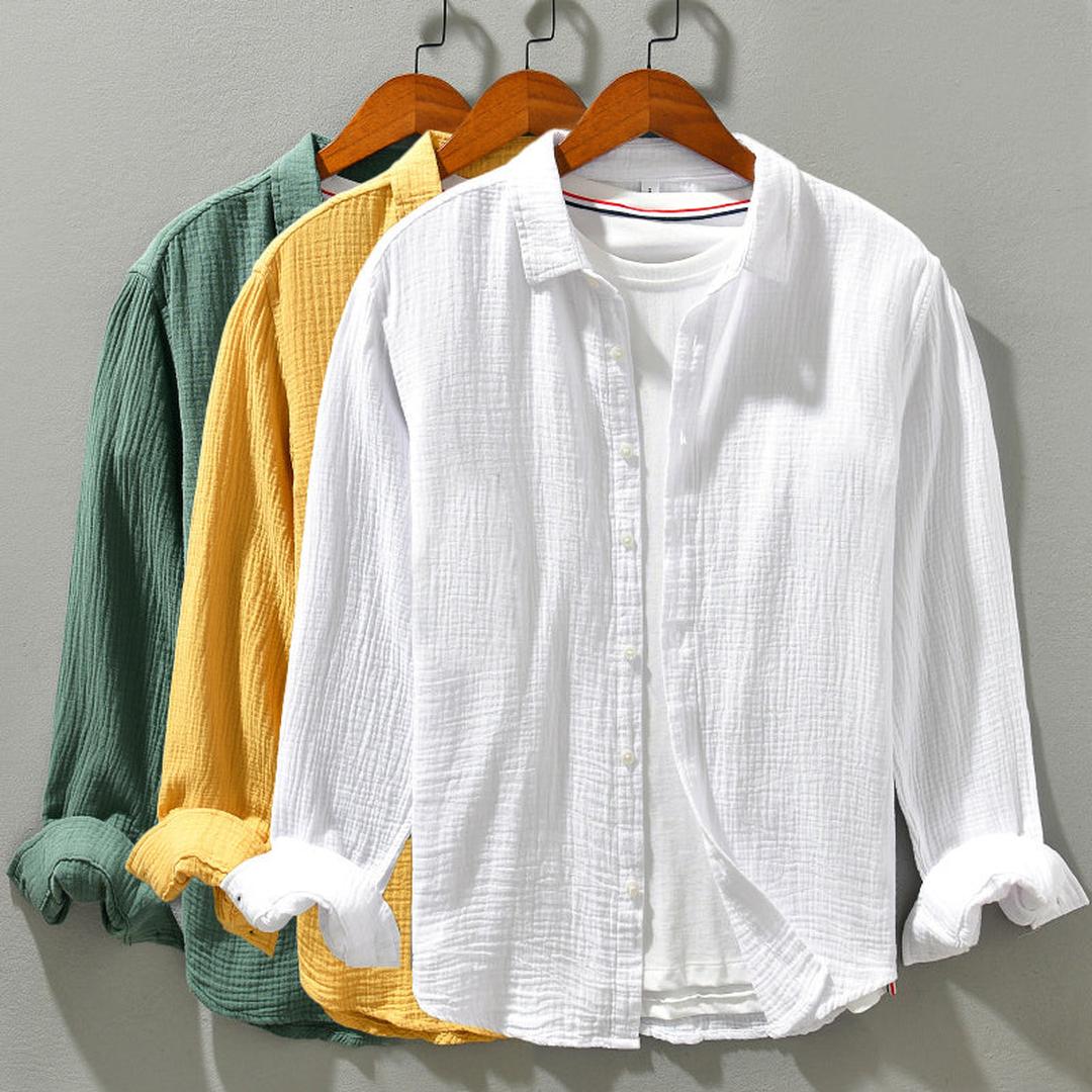 Miles | Men’s Casual Button-Up Shirt with Classic Collar