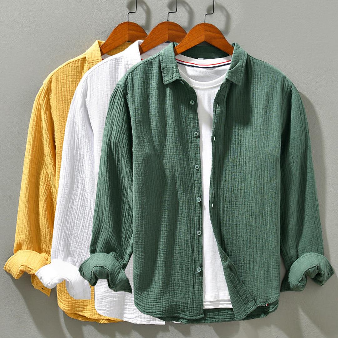 Miles | Men’s Casual Button-Up Shirt with Classic Collar