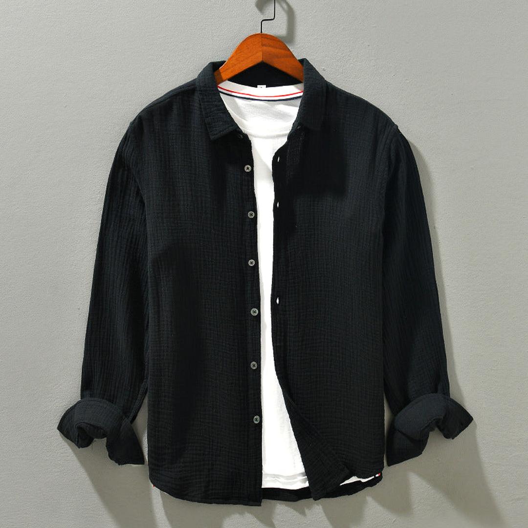 Miles | Men’s Casual Button-Up Shirt with Classic Collar