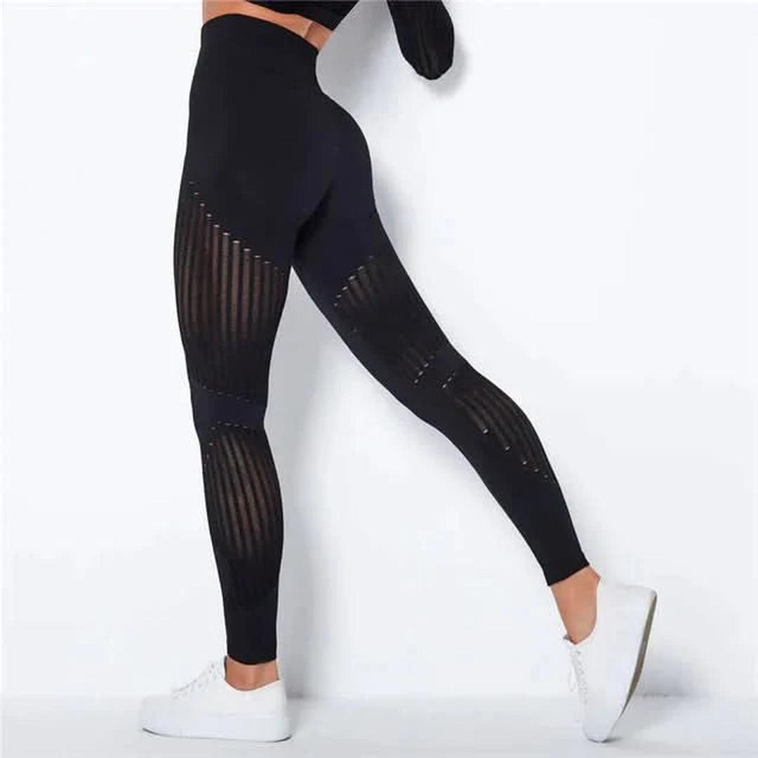 Chloe | High Waist Compression Leggings with Sculpted Panel