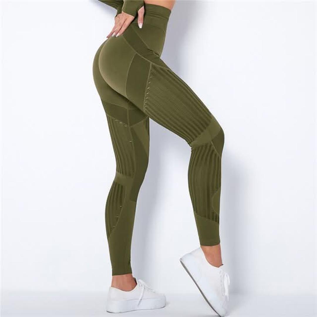 Chloe | High Waist Compression Leggings with Sculpted Panel