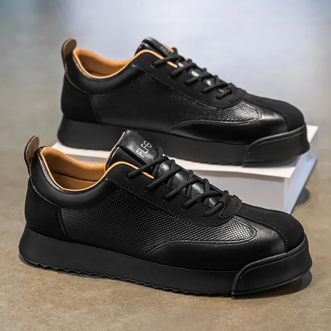 Luca | Men’s Lace-Up Trainers with Panelled Design