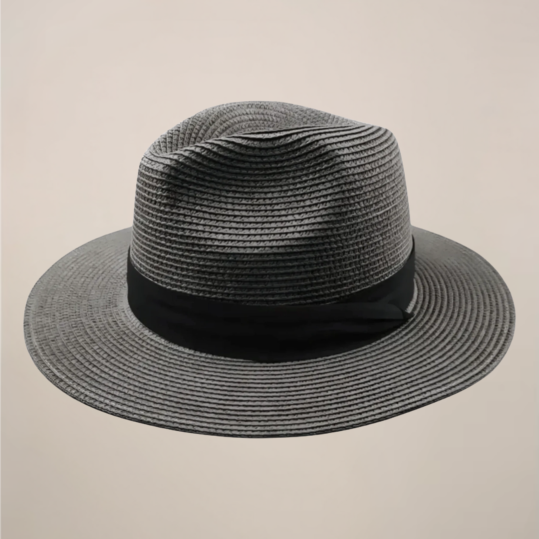 Solvero | Men’s Panama Hat with Ribbon Band