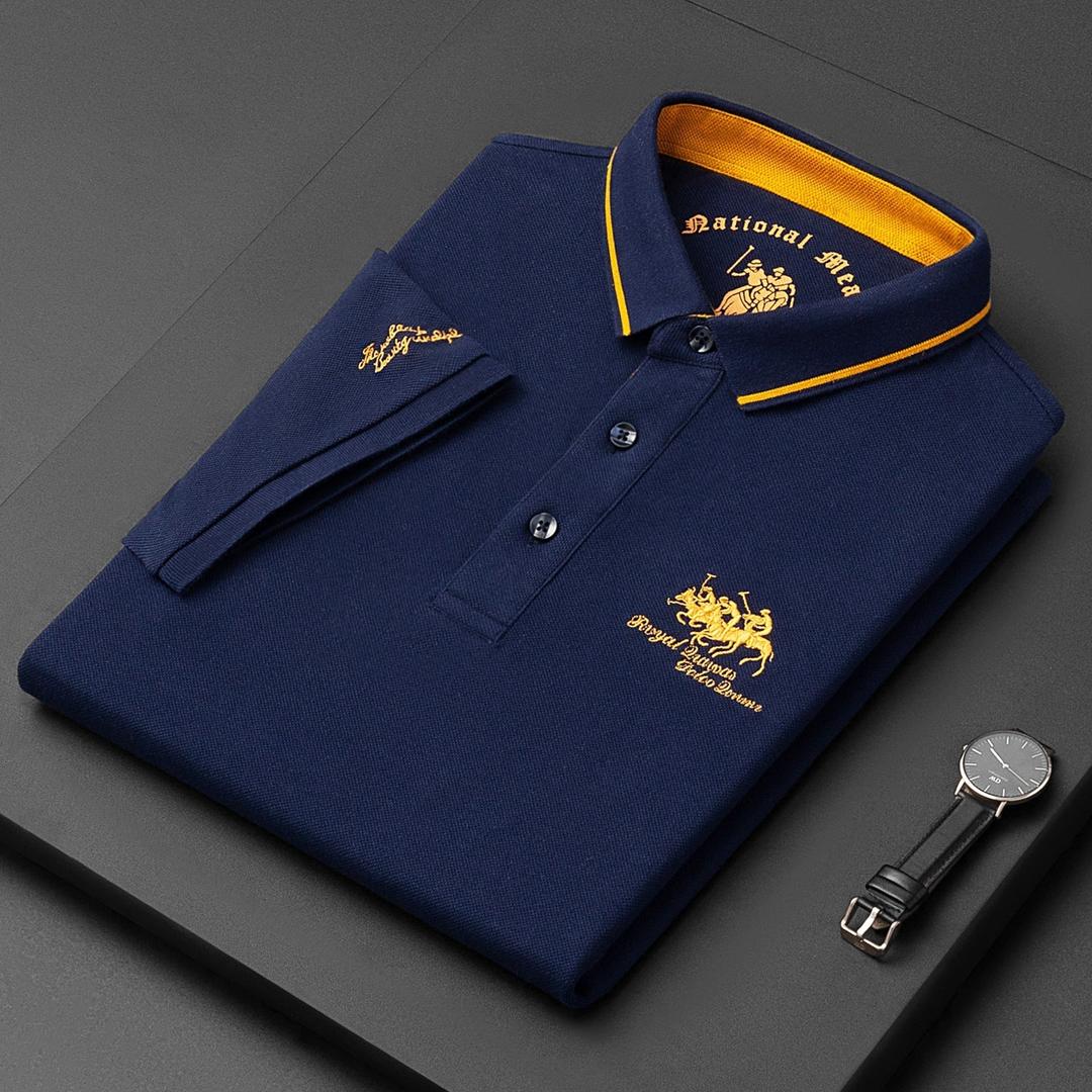 Marcus | Classic Short Sleeve Polo Shirt with Contrast Collar Trim