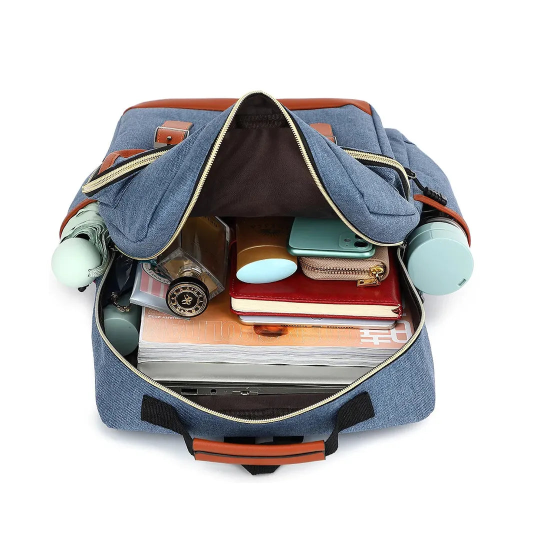 Travion | Large Vintage-Style Unisex Backpack