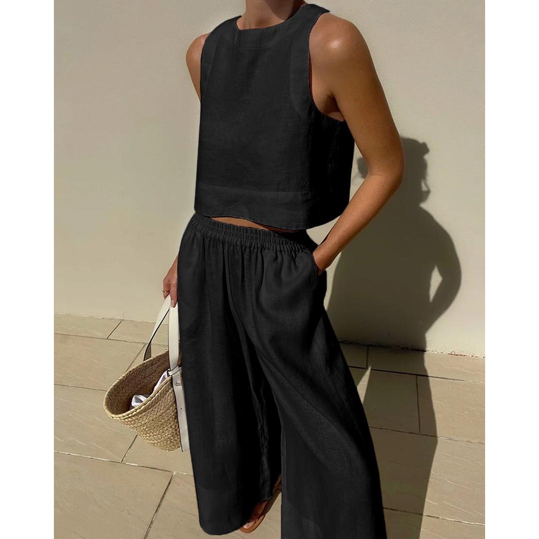 Chloe | Women’s Two-Piece Set with Top and Trousers