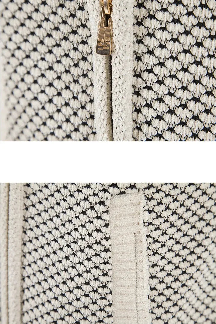 Adrian | Men’s Zip-Up Knit Cardigan with Hood