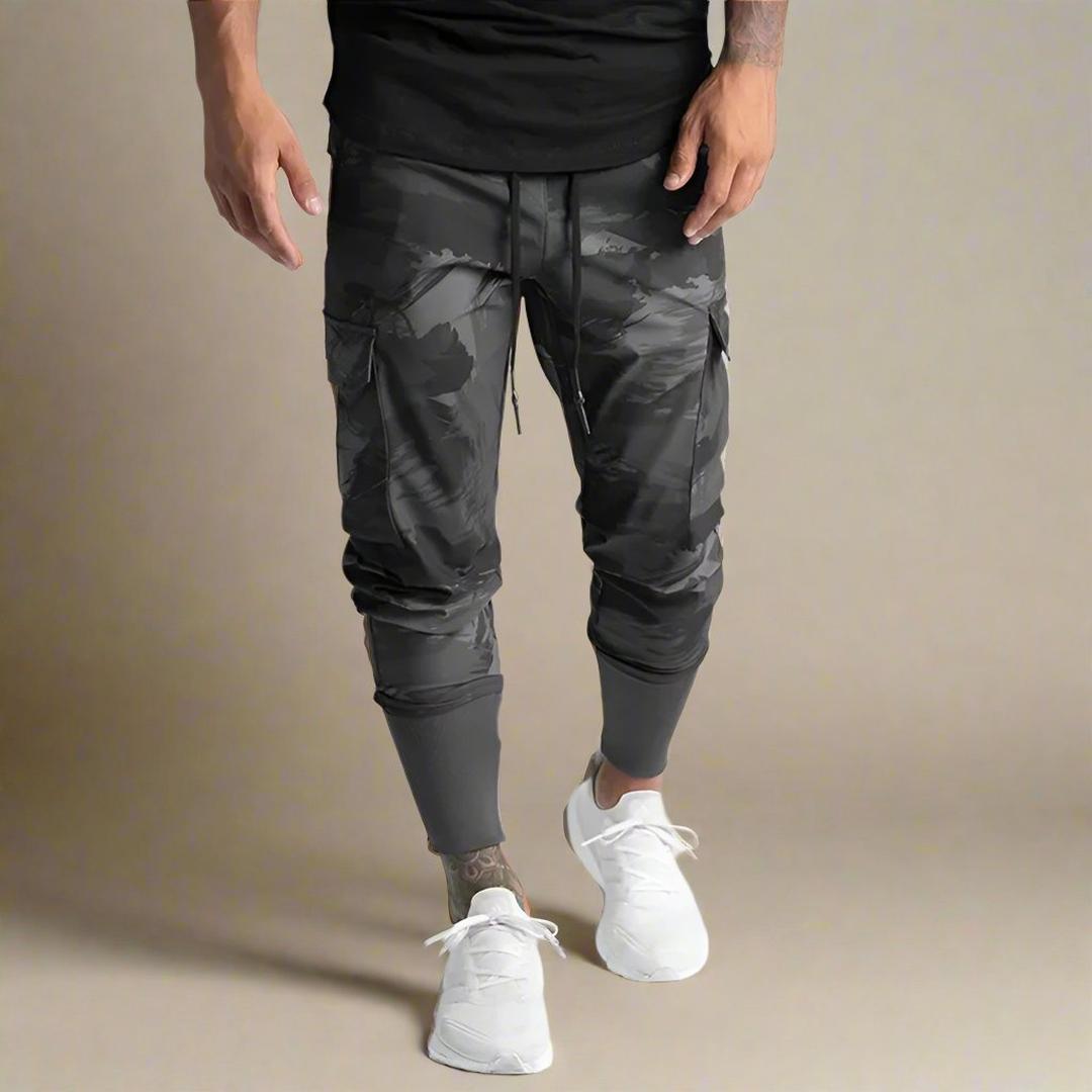 Logan | Men’s Tapered Cargo Joggers with Multiple Pockets