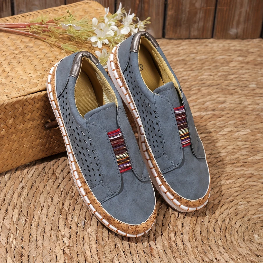 Lauren | Women’s Slip-On Slippers with Perforated Upper