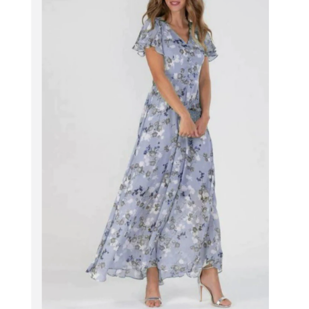 Amelia | Women’s Floral Maxi Wedding Guest Dress