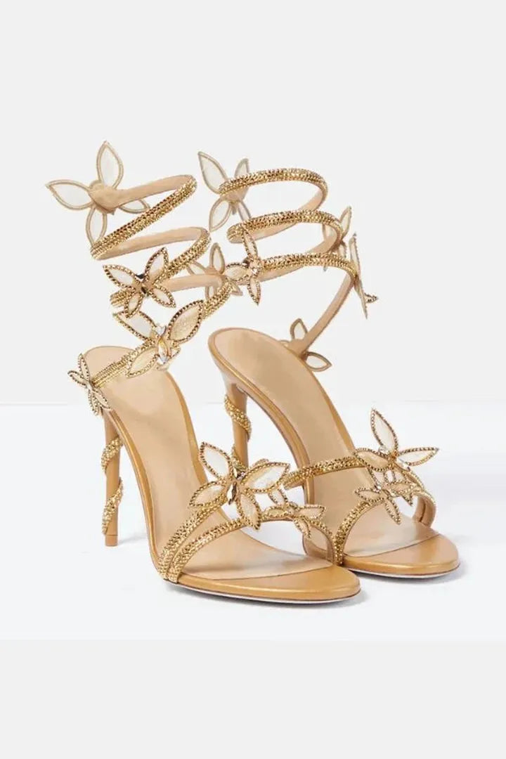 Ariana | Women’s Butterfly Strap High Heel Sandals